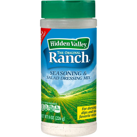 Hidden Valley Original Ranch Dry Dressing, 8 Ounce Canister -- 6 per case.