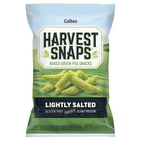 Harvest Snaps Lightly Salted Green Pea Snack Crisps, 2 Ounce -- 36 per case