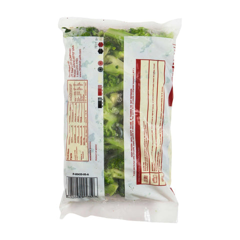 Simplot Broccoli Florets - 2 lb. poly wrap packages, 12 packages per case.