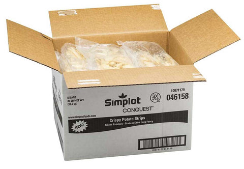 Simplot Conquest 1 Inch Crispy Potato Strips, 5 Pound -- 6 per case