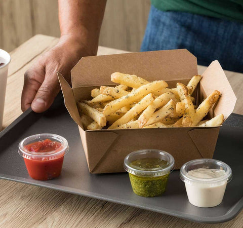 Conquest Delivery Plus Clear Coated Skin On Straight Cut Fries, 5 Pound -- 6 per case
