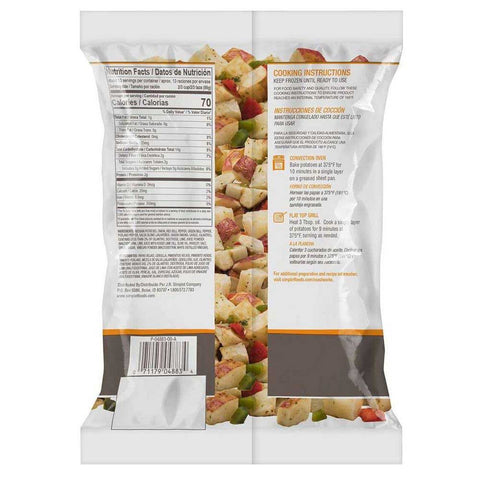 Simplot RoastWorks Roasted Redskin Potatoes and Jalapeno Blend, 2.5 Pound -- 6 per case