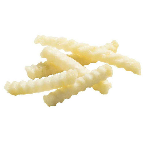 Simplot Conquest Delivery+ Clear Coated Crinkle Cut Fries, 5 Pound -- 6 per case.
