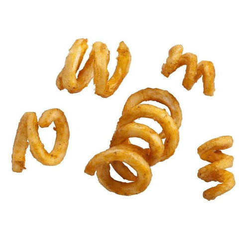 Simplot Seasoned CRISP Delivery+ Skin On Battered Potato Savory Loop, 5 Pound -- 6 per case
