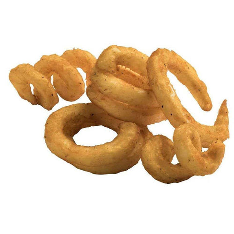 Simplot Seasoned CRISP Delivery+ Skin On Battered Potato Savory Loop, 5 Pound -- 6 per case