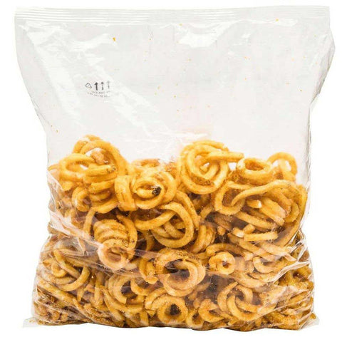 Simplot Seasoned CRISP Delivery+ Skin On Battered Potato Savory Loop, 5 Pound -- 6 per case