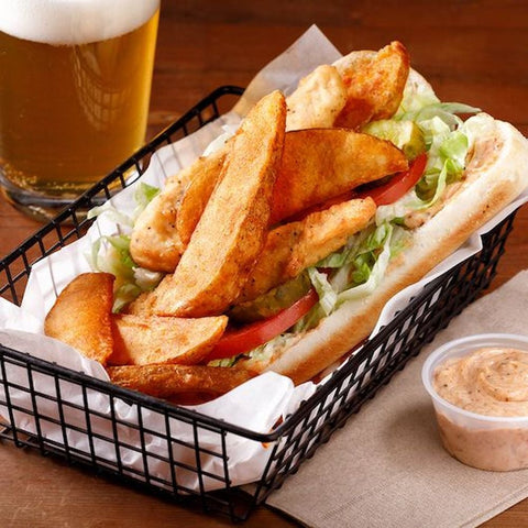 Simplot Seasonedcrisp Delivery Plus Savory Battered Skin On 14 Cut Wedges, 5 Pound -- 6 per case