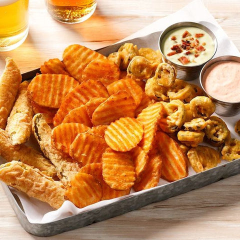 Simplot Seasonedcrisp Delivery Plus 1/4 Savory Battered Potato Skin On Slice, 4 Pound -- 6 per case