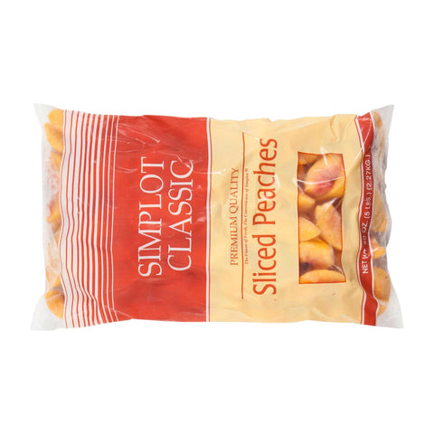 Simplot Classic Sliced Peaches Fruit, 5 Pound -- 4 per case.