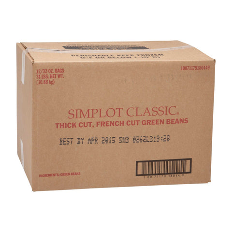 Simplot Thick Cut French Beans - 32 oz. package, 12 packages per case
