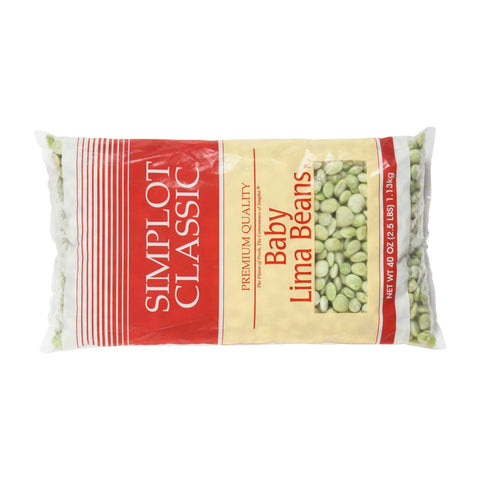 Simplot Baby Lima Beans - 40 oz. package, 12 packages per case