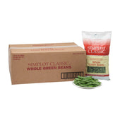 Simplot Whole Green Bean - 32 oz. packager, 12 packages per case