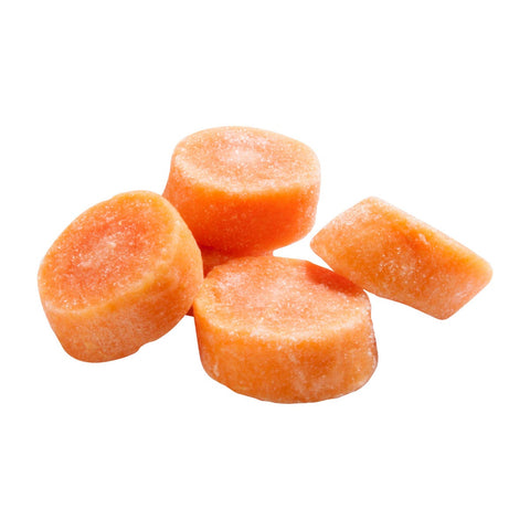 Simplot Smooth Sliced Carrot - 32 oz. package, 12 packages per case