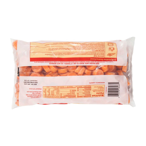 Simplot Smooth Sliced Carrot - 32 oz. package, 12 packages per case