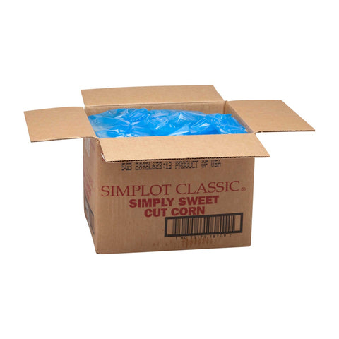Simplot Simply Sweet Cut Corn - 20 lb. bag, 1 bag per case