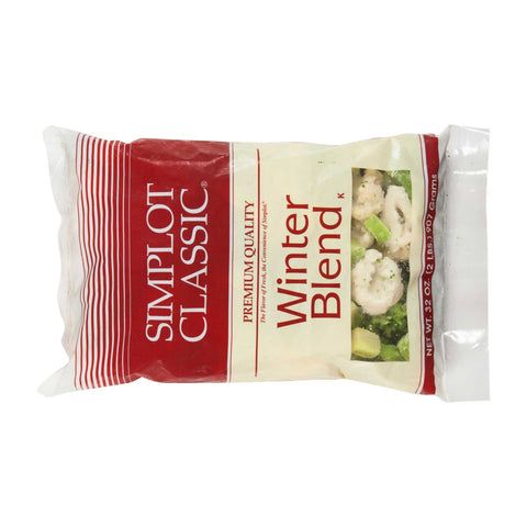 Simplot Winter Vegetable Blend - 32 oz. package, 12 packages per case