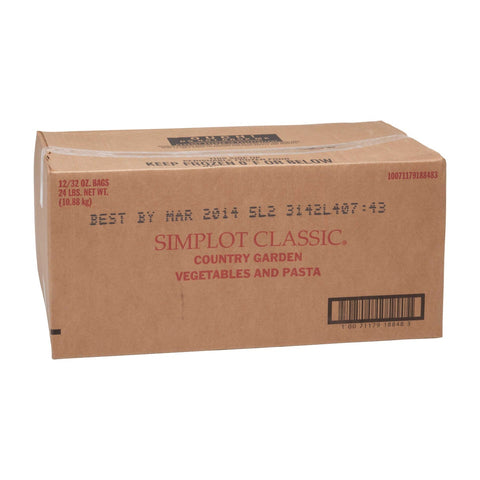 Simplot Country Garlic Vegetable and Pasta, 32 Ounce -- 12 per case.