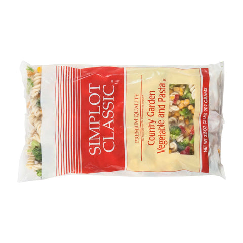 Simplot Country Garlic Vegetable and Pasta, 32 Ounce -- 12 per case.