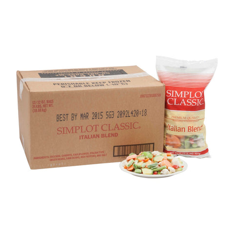 Simplot Classic Italian Vegetable Blend - 32 oz. package, 12 packages per case