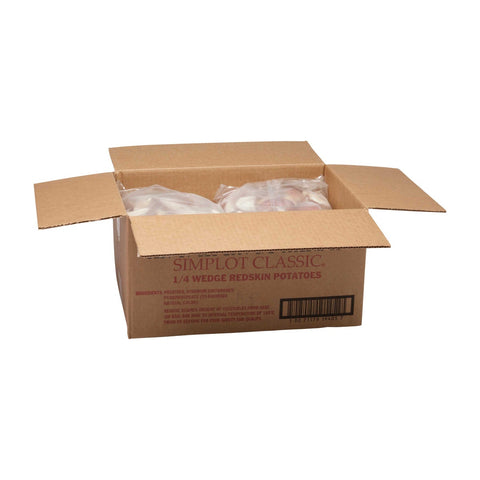 Simplot Redskin Potato 1/4 Wedges - 5 lb. package, 4 packages per case