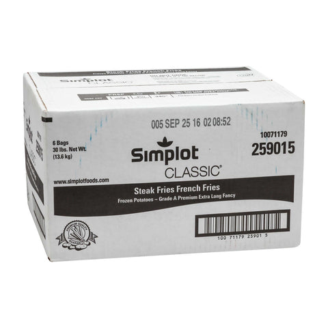 Simplot Classic Steak Potato French Fry, 5 Pound -- 6 per case.