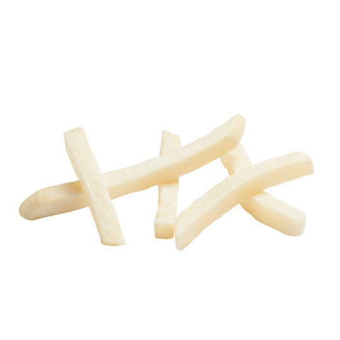 Simplot Blue Ribbon 3/8 inch Straight Cut Potato Fries, 6 Pound -- 6 per case.