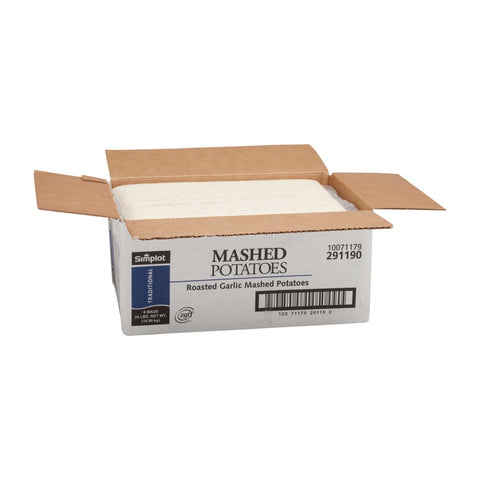 Simplot Classic Roasted Garlic Mashed Potato, 4 Pound -- 6 per case.
