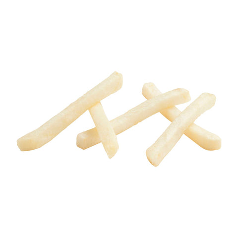 Simplot Blue Ribbon Straight Cut Potato Fries, 5 Pound -- 6 per case.