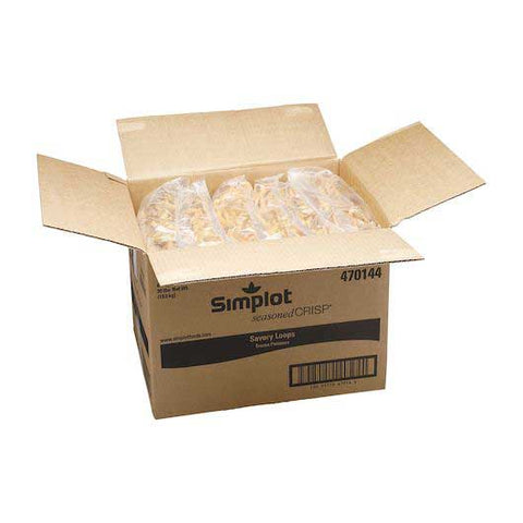 Simplot SeasonedCrisp Savory Loops French Fry, 5 Pound -- 6 per case