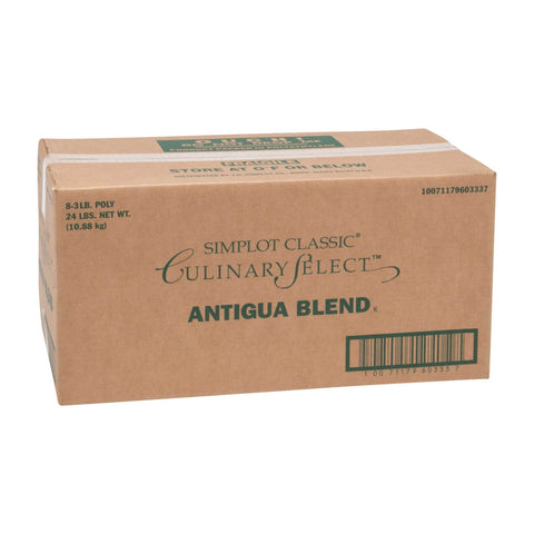 Culinary Select Antigua Vegetable Blend - 3 lb. package, 8 packages per case