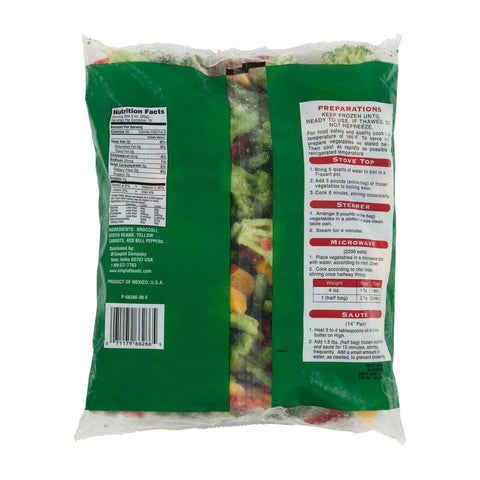 Culinary Select Catalina Vegetable Blend - 3 lb. package, 8 packages per case