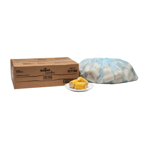 Simplot RoastWorks Flame Roasted Cob Corn, 3 Inch -- 96 per case