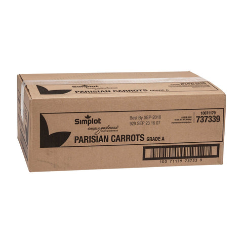 Simplot Culinary Select Parisian Carrot, 2.5 Pound -- 6 per case.