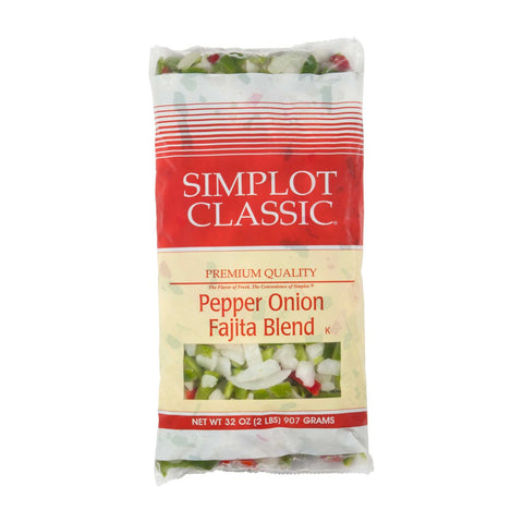 Simplot Pepper Onion Fajita Blend - 32 oz. package, 12 packages per case