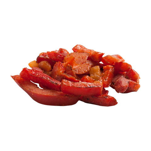 Simplot Roast Works Flame Roasted Red Pepper, 2.5 lb. package, 6 packages per case.