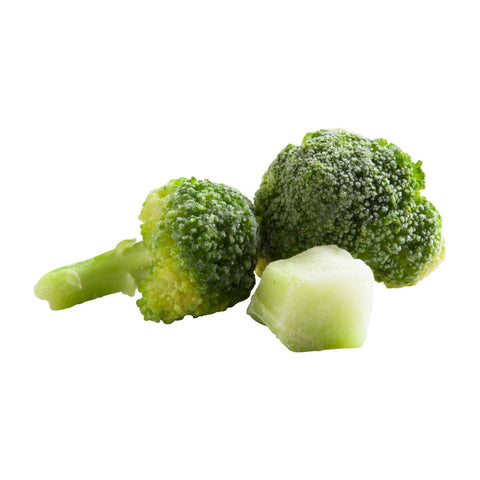 Simplot IQF Broccoli Cuts - 20 lb. package, one package per case