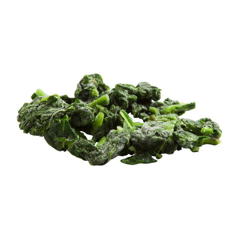 Simplot IQF Chopped Spinach - 20 lb. package, 1 package per case