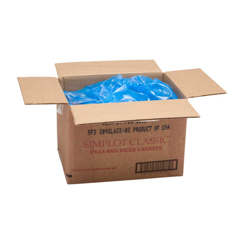 Simplot Peas & Diced Carrots - 20 lb. package, 1 package per case