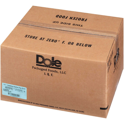 Dole Sliced Peach Fruit, 30 Pound