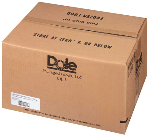 Dole 5/8 inch Peach Fruit Chunks, 30 Pound