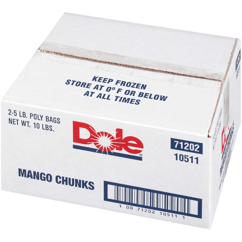 Dole Individual Quick Frozen Chunk Mango, 5 Pound -- 2 per case.
