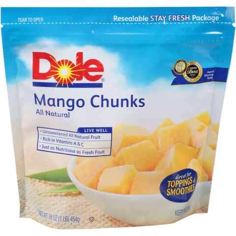 Dole Mango Chunks, 16 Ounce -- 8 per case