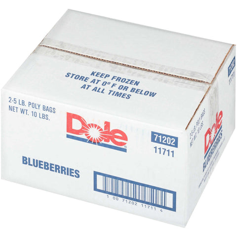 Dole Whole Individual Quick Frozen Blueberry Fruit, 5 Pound -- 2 per case.