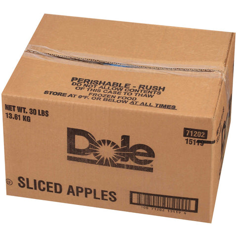 Dole Individual Quick Frozen Sliced Apple, 30 Pound.