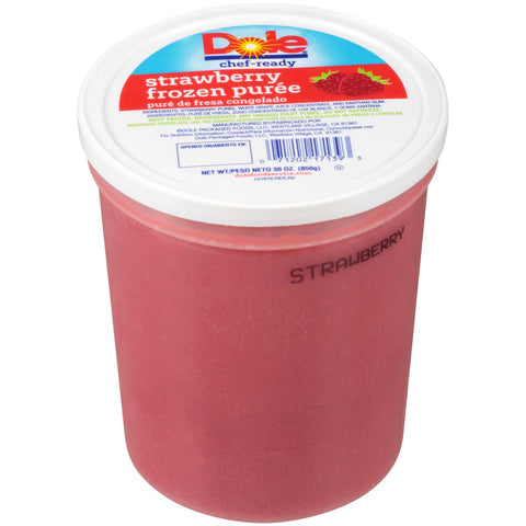 Dole Strawberry Puree, 30 Ounce -- 8 per case.