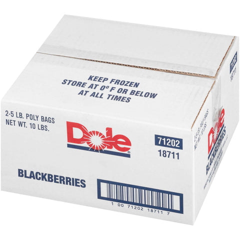 Dole Whole Individual Quick Frozen Blackberry Fruit, 5 Pound -- 2 per case.