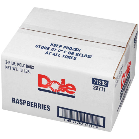 Dole Individual Quick Frozen Raspberry, 5 Pound -- 2 per case.