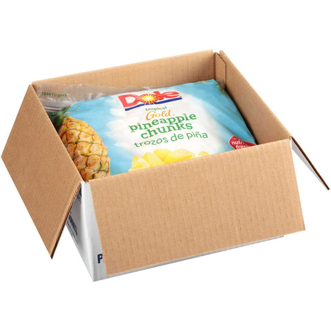 Dole Individual Quick Frozen Chunk Pineapple, 5 Pound -- 2 per case.