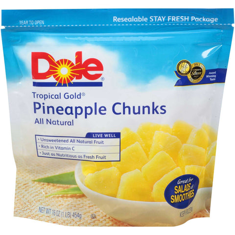 Dole Pineapple Chunks, 16 Ounce -- 8 per case