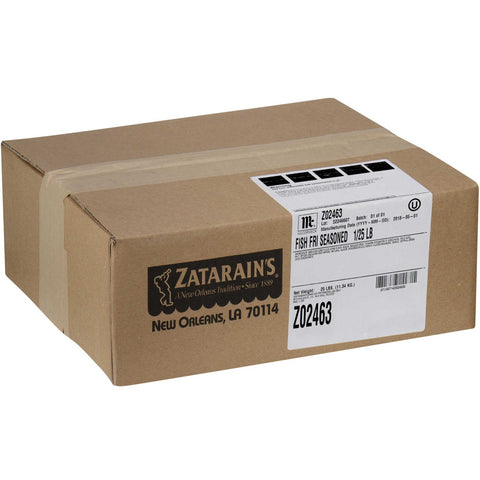 Zatarain`s Seasoned Fish Fry, 25 lbs. -- 1 per case